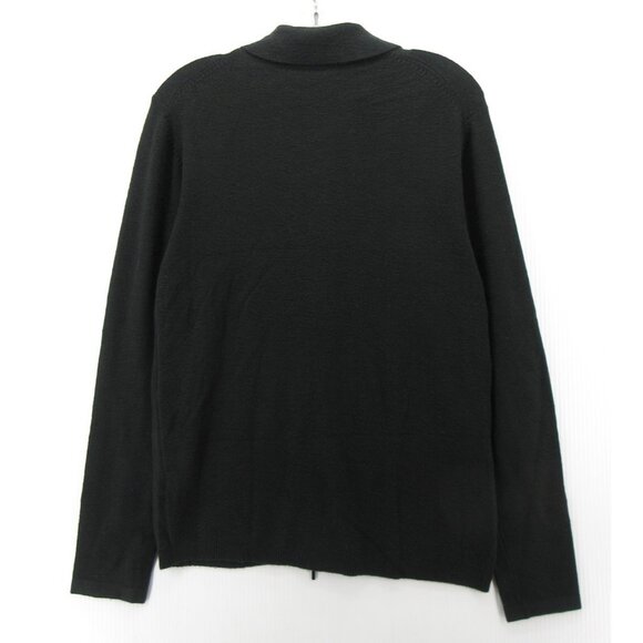 Kenneth Cole Sweater Small Cardigan Y2K Italian Mob Sopranos Minimal - Picture 6 of 9